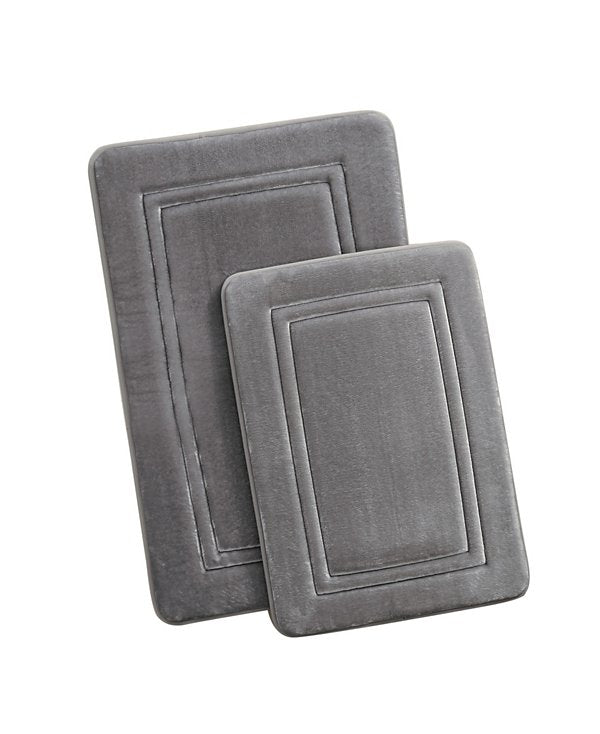 Antimicrobial Memory Foam 2-Pc. Bath Rug Set
