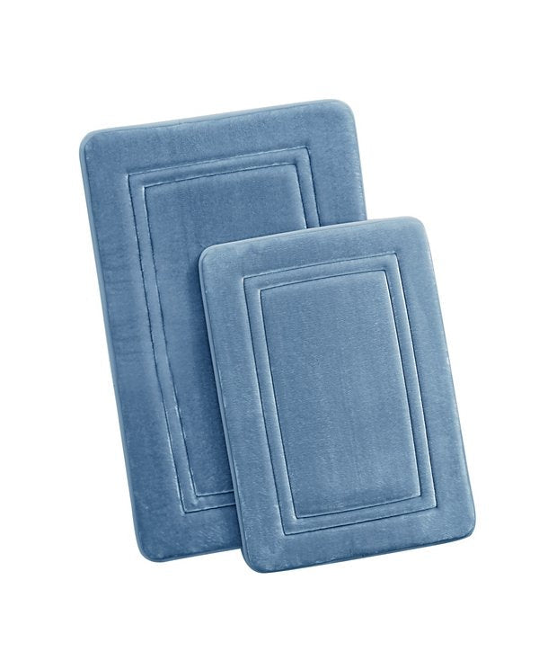 Antimicrobial Memory Foam 2-Pc. Bath Rug Set