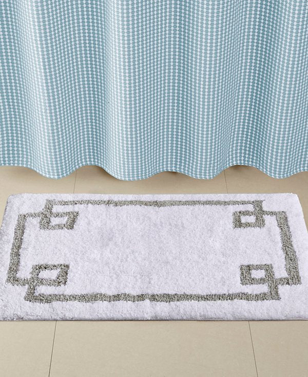 Evan Tufted Cotton Bath Rug, 20" x 30"