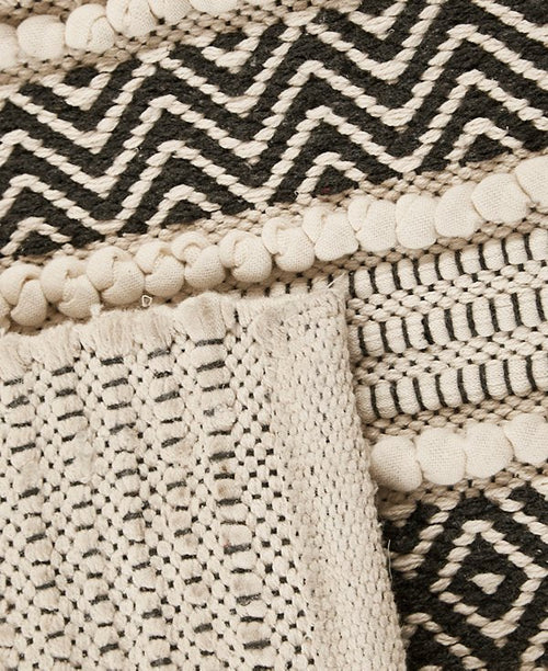 Asher Woven Texture Stripe Bath Rug, 22" x 58"