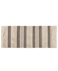 Asher Woven Texture Stripe Bath Rug, 22" x 58"