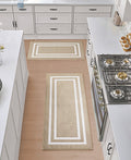 Double Line Border Tufted 2-Pc. Runner Rug Set